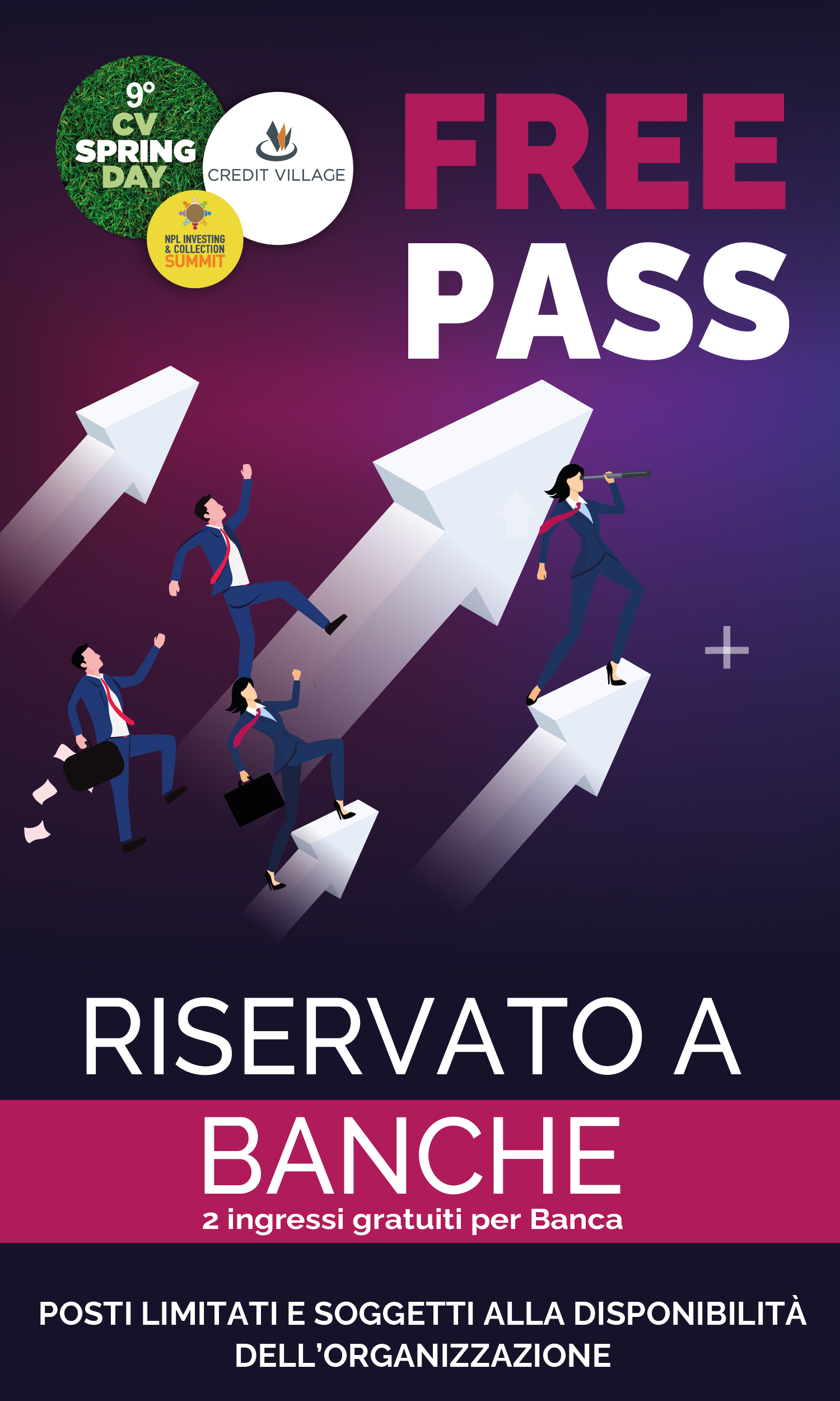 9 CVSD FREE PASS PER BANCHE